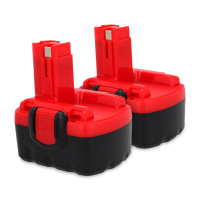 Startset: 2x Bosch BAT038 / BAT040 / BAT041 accu's (14.4 V, 2.0 Ah, 123accu huismerk) ABO00512