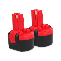 Startset: 2x Bosch BAT048 accu (9.6 V, 3.0 Ah, 123accu huismerk) ABO00367