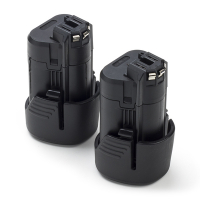 Startset: 2x Bosch GBA 12V accu's (10.8V-12V, 2.0 Ah, 123accu huismerk)  ABO00359