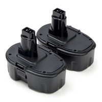 Startset: 2x DeWalt 18V XRP / DE9095 accu's (18 V, 1.5 Ah, 123accu huismerk)  ADE01251