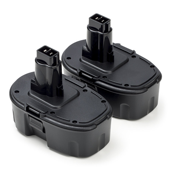 Startset: 2x DeWalt 18V XRP / DE9095 accu's (18 V, 3.0 Ah, 123accu huismerk)  ADE01153 - 1