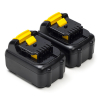 Startset: 2x DeWalt DCB126-XJ / 12V XR Li-ion accu's (12 V, 5.0 Ah, 123accu huismerk) ADE01394 - 1