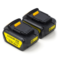 Startset: 2x DeWalt DCB140 XR Li-ion accu's (14.4 V, 3.0 Ah, 123accu huismerk)  ADE01214