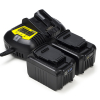 Startset: 2x DeWalt DCB144 XR Li-ion accu's + lader (14.4 V, 6.0 Ah, 123accu huismerk) ADE01208 - 1
