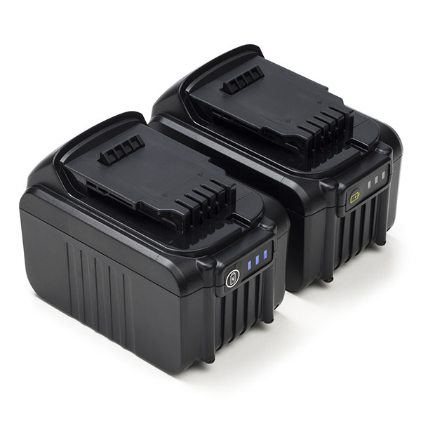 Startset: 2x DeWalt DCB144 XR Li-ion accu's (14.4 V, 6.0 Ah, 123accu huismerk)  ADE01200 - 1