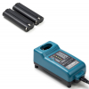 Startset: 2x Makita 7000 / 7001 / 7033 / 7034 accu's + lader (7.2 V, 1.5 Ah, 123accu huismerk) AMA00620 - 1