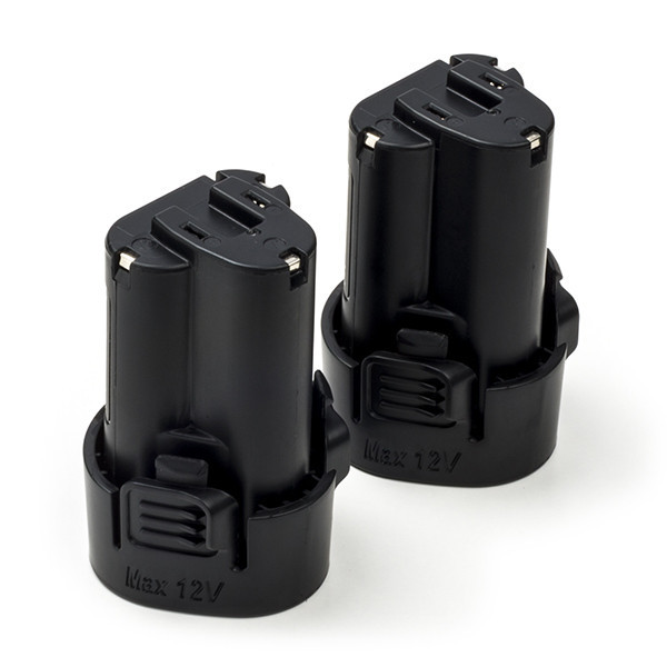 Startset: 2x Makita BL1013 / 196066-7 accu's (10.8 V, 3.0 Ah, 123accu huismerk)  AMA00831 - 1