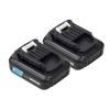 Startset: 2x Makita BL1021B CXT / 197396-9 accu's (12 V, 1.5 Ah, 123accu huismerk)