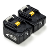 Startset: 2x Makita BL1430B / 14.4V LXT accu's (14.4 V, 4.0 Ah, 123accu huismerk)