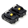 Startset: 2x Makita BL1815N / 18V LXT accu's (18 V, 1.5 Ah, 123accu huismerk)