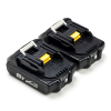 Startset: 2x Makita BL1820B / 18V LXT accu's (18 V, 2.0 Ah, 123accu huismerk)