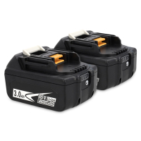 Startset: 2x Makita BL1830B / 18V LXT accu's (18 V, 3.0 Ah, 123accu huismerk) AMA00681