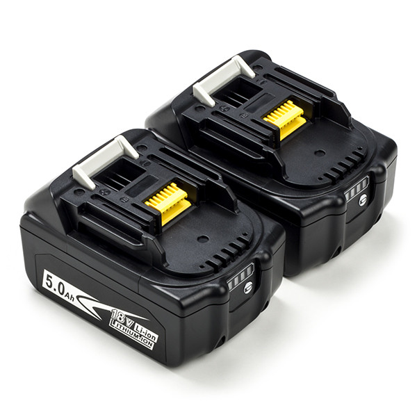 Startset: 2x Makita BL1850B / 18V LXT accu's (18 V, 5.0 Ah, 123accu huismerk)  AMA00658 - 1