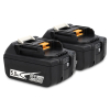 Startset: 2x Makita BL1850B / 18V LXT accu's (18 V, 5.0 Ah, 123accu huismerk)