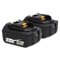 Startset: 2x Makita BL1860B / 18V LXT accu's (18 V, 6.0 Ah, 123accu huismerk) AMA00694