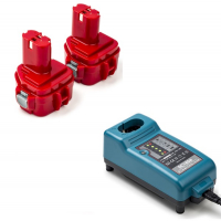 Set van 2 accu's + lader