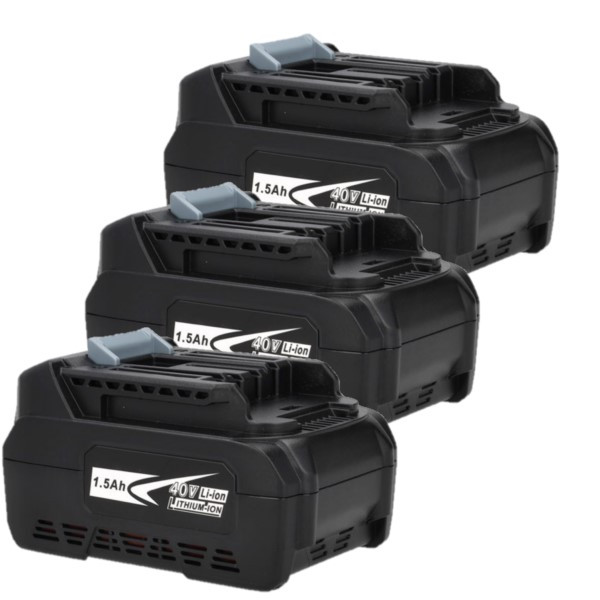 Startset: 3 stuks Makita BL4020 XGT / 40V Max / 191L29-0 accu's (40 V, 1.5 Ah, 123accu huismerk) AMA00780 - 1