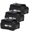 Startset: 3 stuks Makita BL4025 XGT / 40V Max / 191B36-3 accu (40 V, 2.5 Ah, 123accu huismerk)
