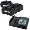 Startset: 3 stuks Makita BL4050F XGT / 40V Max / 191L47-8 accu's + oplader (40 V, 5.0 Ah, 123accu huismerk) AMA00892 - 1