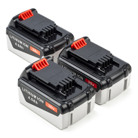 Startset: 3x Black+Decker BL4018-XJ / BL4018 accu's (18 V, 4.0 Ah, 123accu huismerk)  ABL00455