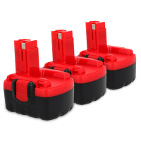 Startset: 3x Bosch BAT038 / BAT040 / BAT041 accu (14.4 V, 3.0 Ah, 123accu huismerk) ABO00366
