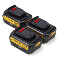 Startset: 3x DeWalt DCB184 XR Li-ion accu's (18 V, 5.0 Ah, 123accu huismerk)  ADE01206