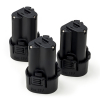 Startset: 3x Makita BL1013 / 196066-7 accu's (10.8 V, 1.5 Ah, 123accu huismerk)