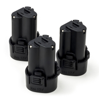 Startset: 3x Makita BL1013 / 196066-7 accu's (10.8 V, 3.0 Ah, 123accu huismerk)  AMA00832