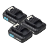 Startset: 3x Makita BL1021B CXT / 197396-9 accu's (12 V, 1.5 Ah, 123accu huismerk) AMA00538 - 1