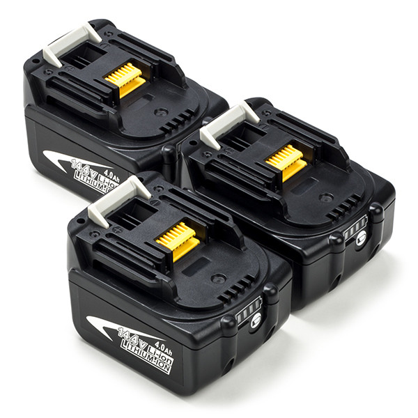 Startset: 3x Makita BL1430B / 14.4V LXT accu's (14.4 V, 4.0 Ah, 123accu huismerk)  AMA00686 - 1