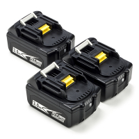 Startset: 3x Makita BL1830B / 18V LXT accu's (18 V, 3.0 Ah, 123accu huismerk)  AMA00666