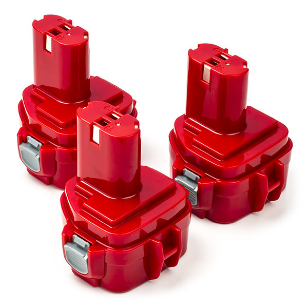 Startset: 3x Makita PA12 / 1220 / 1222 1233 1234 accu's (12 V, Ah, 123accu huismerk) 123accu.nl