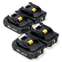 Startset: 4x Makita BL1815N / 18V LXT accu's (18 V, 1.5 Ah, 123accu huismerk)  AMA00654