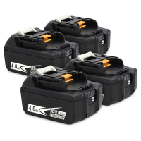 Startset: 4x Makita BL1840B / 18V LXT accu's (18 V, 4.0 Ah, 123accu huismerk) AMA00650
