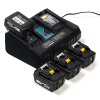 Startset: 4x Makita BL1860B / 18V LXT accu + duolader (18 V, 6.0 Ah, 123accu huismerk) AMA00502 - 1