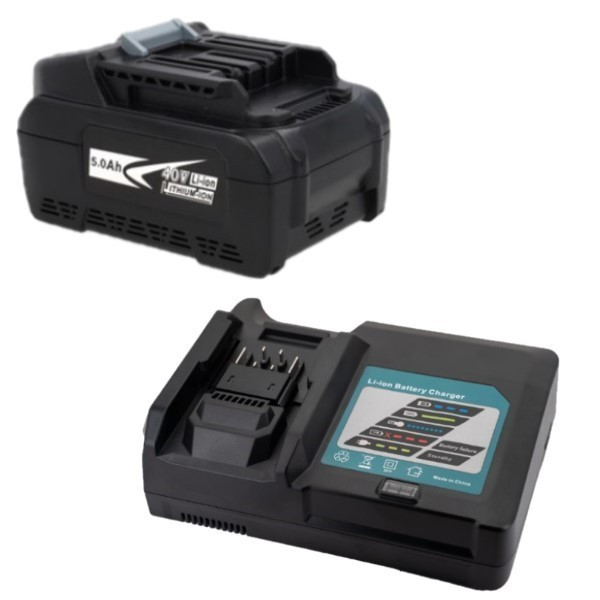 Startset: Makita BL4050F XGT / 40V Max / 191L47-8 accu + oplader (40 V, 5.0 Ah, 123accu huismerk) AMA00890 - 1