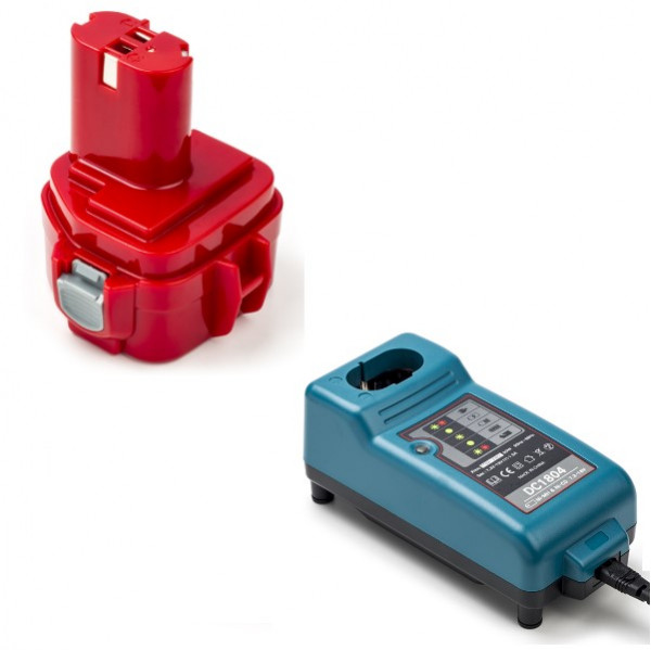 Startset: Makita / 1220 / 1222 / 1234 accu (12 V, 2.0 Ah, 123accu huismerk) Makita