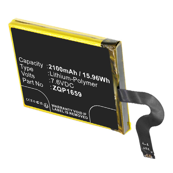 Sunmi QP1669 /  ZQP1659 accu (7.6 V, 2100 mAh, 123accu huismerk) ASU00115 - 2