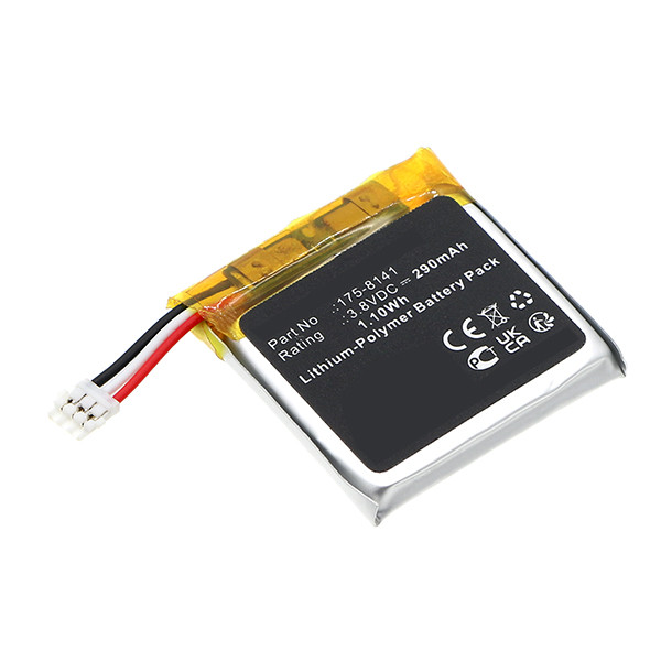 Suunto 175-8141 / 100022539 accu (3.8 V, 290 mAh, 123accu huismerk) ASU00110 - 1