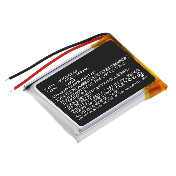 Suunto PTC602530P accu (3.7 V, 400 mAh, 123accu huismerk) ASU00100 - 1