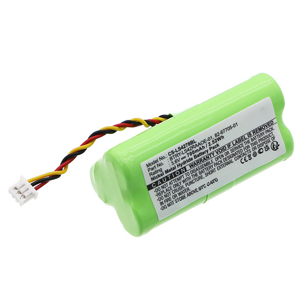 Symbol 103503 / BTRY-LS42RAA0E-01 accu (3.6 V, 700 mAh, 123accu huismerk) ASY00032 - 1