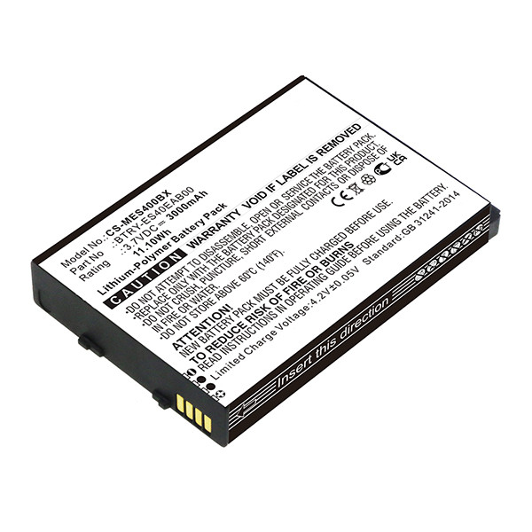 Symbol BTRY-ES40EAB00 / 82-118523-01 accu (3.7 V, 3000 mAh, 123accu huismerk) ASY00109 - 1