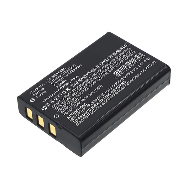 Symbol BTRY-MC10EAB00 accu (3.7 V, 1800 mAh, 123accu huismerk) ASY00053 - 1