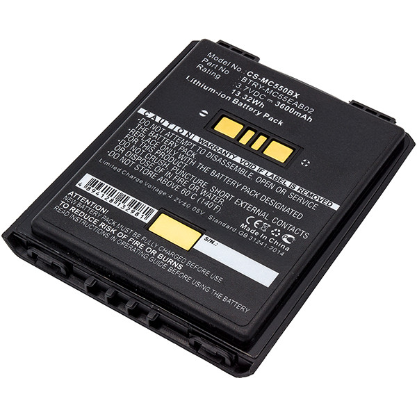 Symbol BTRY-MC55EAB02 / 82-111094-01 accu (3.7 V, 3600 mAh, 123accu huismerk) ASY00090 - 1