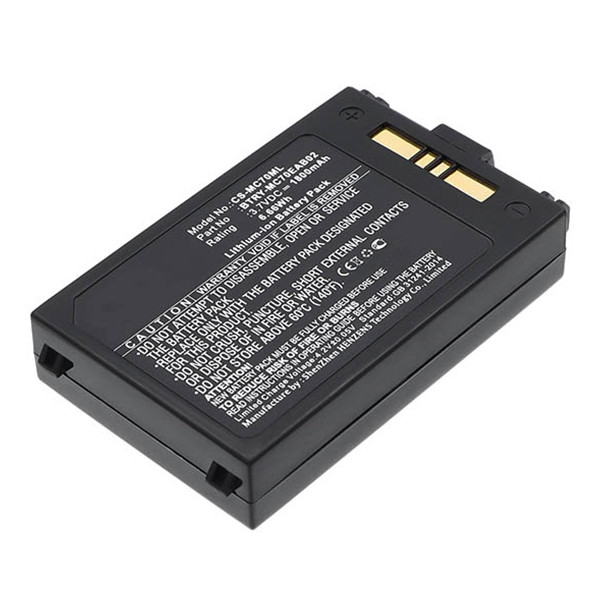 Symbol BTRY-MC70EAB02 / BTRY-MC70EAB00 accu (3.7V, 1800 mAh, 123accu huismerk) ASY00057 - 1