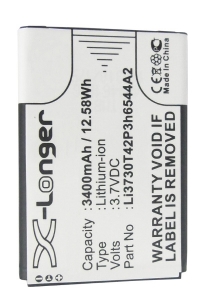 T-Mobile LI3730T42P3h6544A2 accu (3.7 V, 3400 mAh, 123accu huismerk)  ATM00278