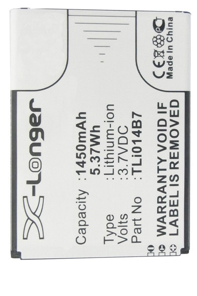 TCL TLi014B7 / CAB14E0000C1 accu (1450 mAh, 123accu huismerk)  ATC00013 - 1