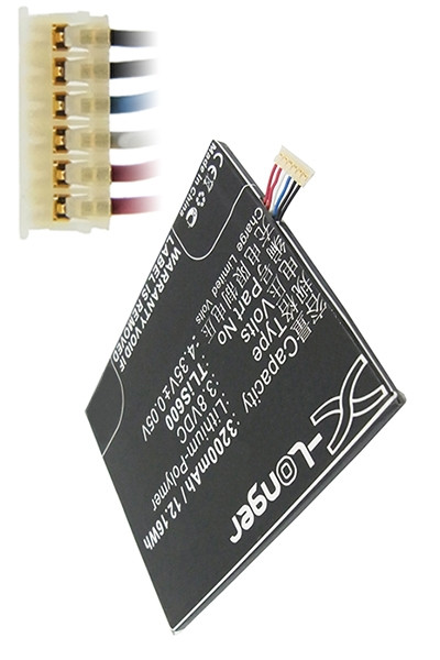 TCL TLiS600 accu (3200 mAh, 123accu huismerk)  ATC00016 - 1