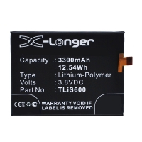 TCL TLiS600 accu (3300 mAh, 123accu huismerk)  ATC00022