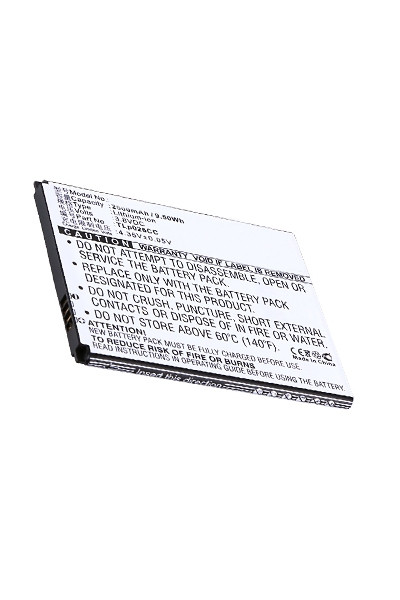 TCL TLp026CC accu (2500 mAh, 123accu huismerk)  ATC00031 - 1